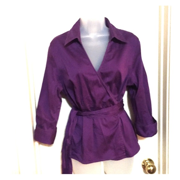 silk assets Tops - Victoria’s Secret Wrap top